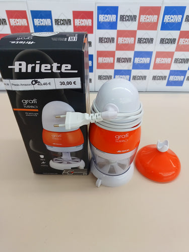 DeLonghi 439 Grati Turbo Rallador de queso eléctrico, 200 W, color blanco y naranja